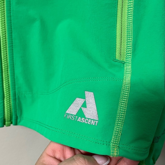 Eddie Bauer First Ascent Green Windbreaker Rain Jacket Nylon Coat Women’s XS - Picture 3 of 7